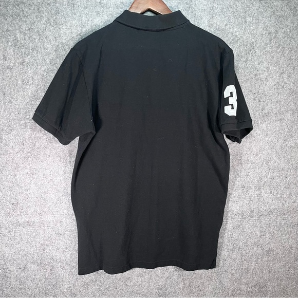 Two U.S. POLO ASSN. Embroidered Big Pony #3 Collard Shirt Men's Med Black& Blue - Picture 16 of 16